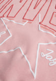 Converse Girls Relaxed Boxy Graphic Crew Neck Sweatshirt In Pink