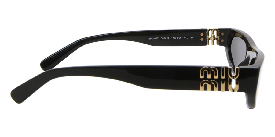 Miu Miu Black Lens Sunglasses For Women In Black