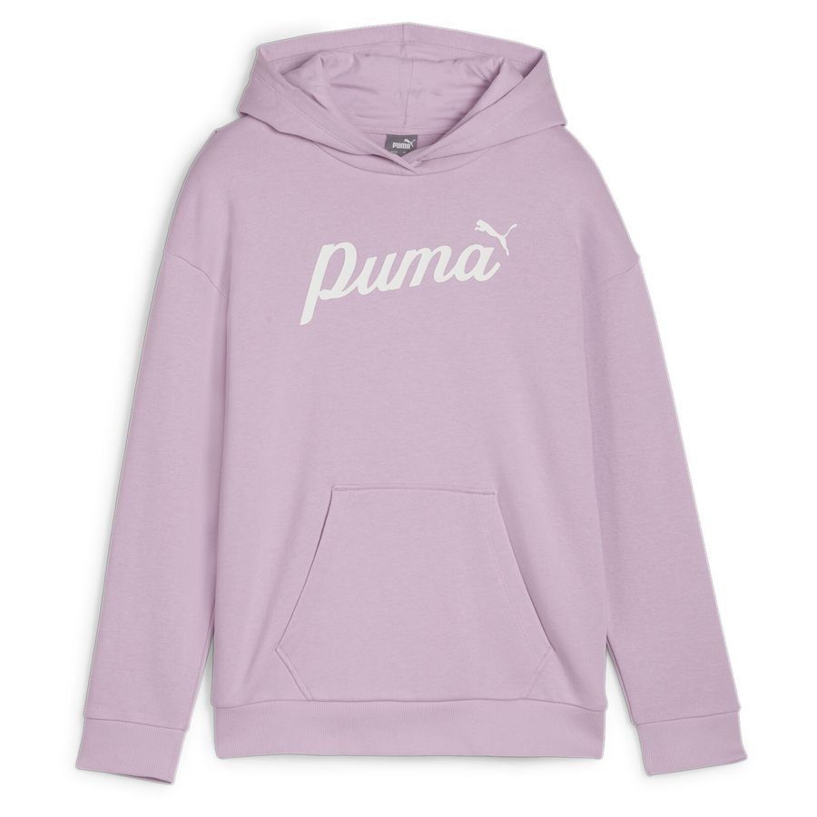 Puma Kids Ess+ Script Hoodie TR In Grape