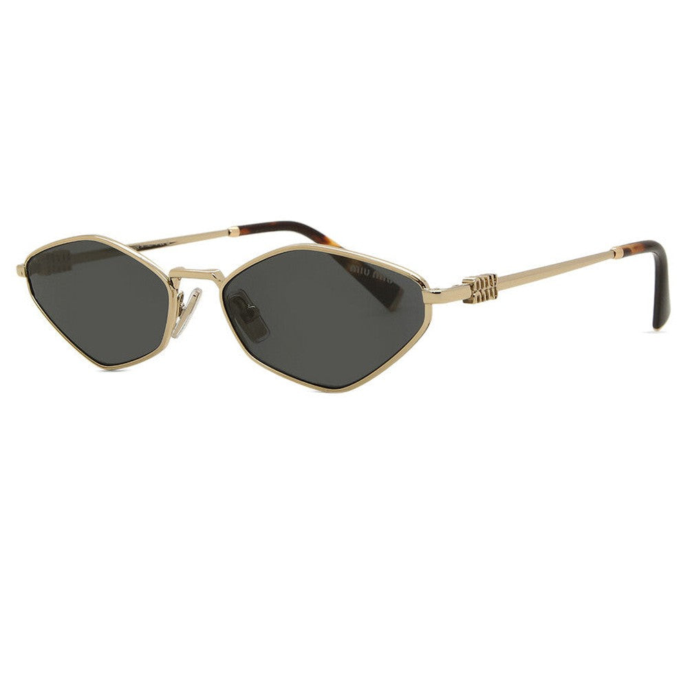 Miu Miu Zvn Womens Sunglasses In Gold