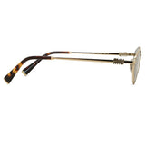 Miu Miu Zvn Womens Sunglasses In Gold