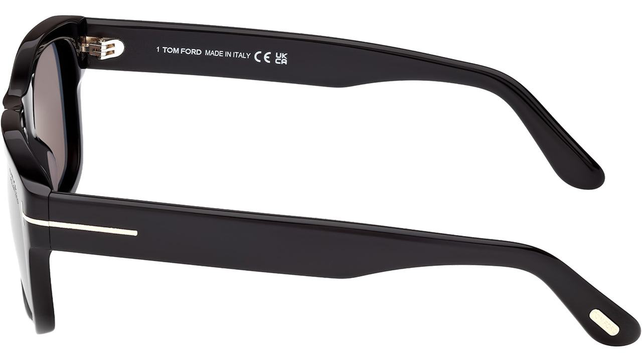 Tom Ford Mens Smith-02 Sunglasses In Black
