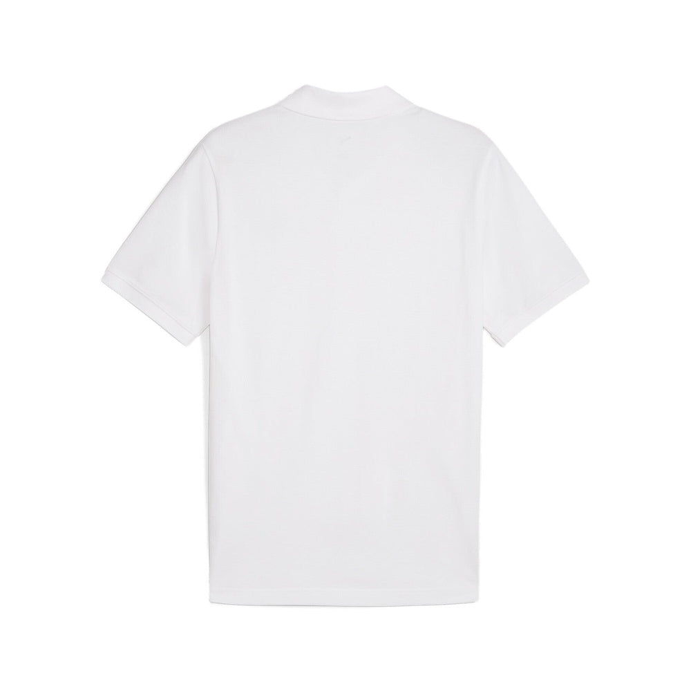 Puma Mens Essential Small Logo Golfer In White
