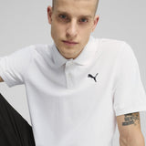 Puma Mens Essential Small Logo Golfer In White