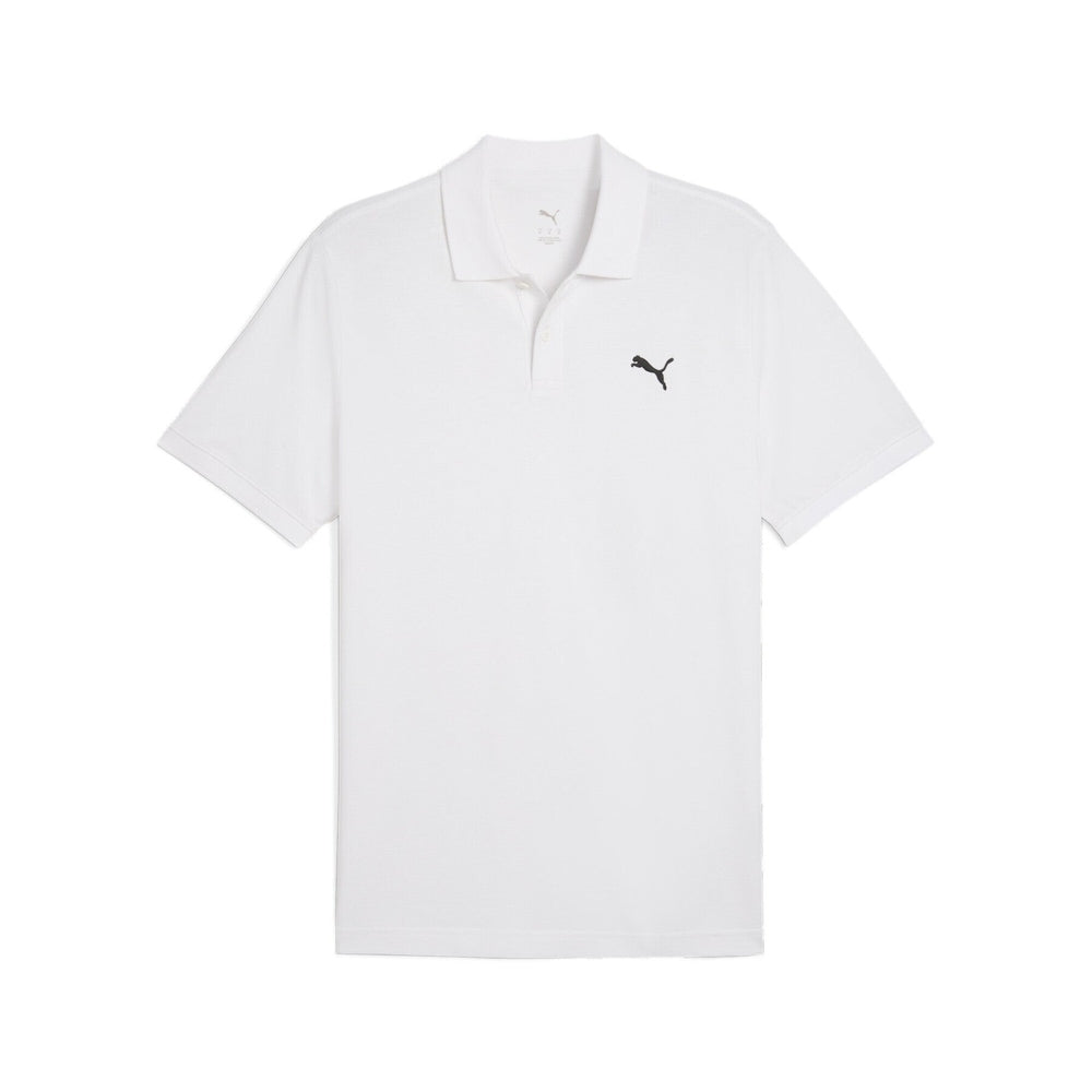 Puma Mens Essential Small Logo Golfer In White