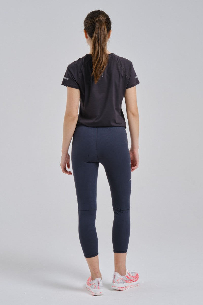 Anta Womens Racing Challenge Tights In Dark Grey