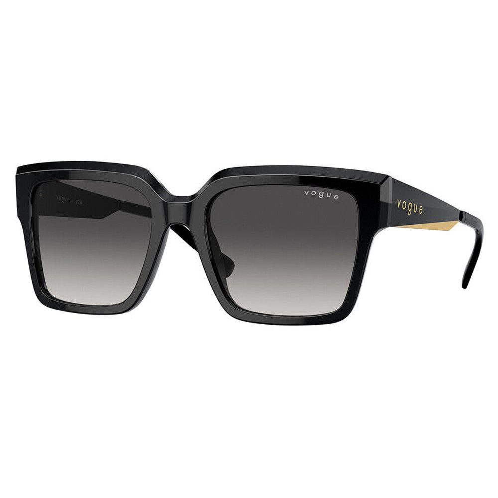 Vogue Square Womens Sunglasses In Black