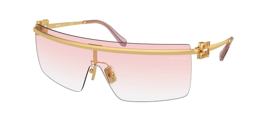 Miu Miu Pink And Gold Sunglasses MU50ZS