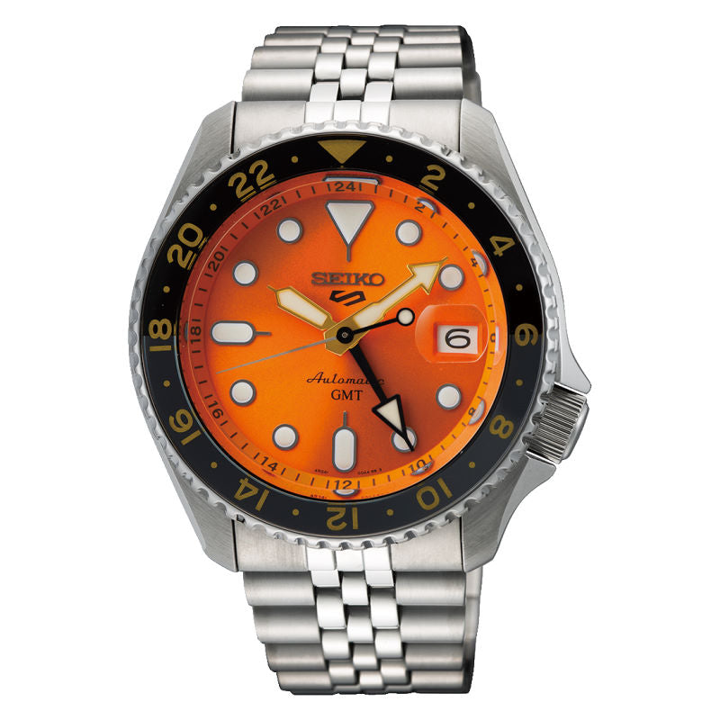 Seiko Gents Automatic Orange Watch