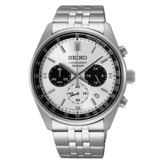 Seiko Gents Chrono White Dial Watch