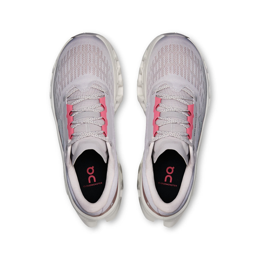 On Womens Cloudmoster 3.0 Sneakers In Ether/Ivory