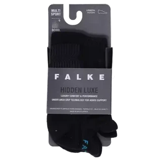 Falke Mens Hidden Luxe Socks In Black