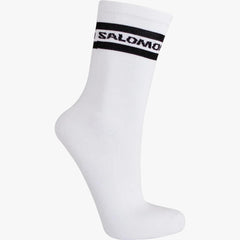 Salomon Mens Sporty Crew Socks In White