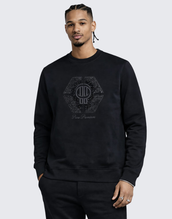 Pure Premium Tormenta Sweater In Black