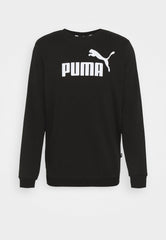 Puma Ess Big Logo Crew Flm Black