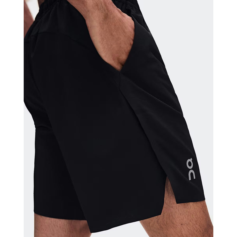 On Mens 7" Train Shorts In Black