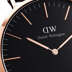 Dw  Gents Classic Rose Gold/Black Dial