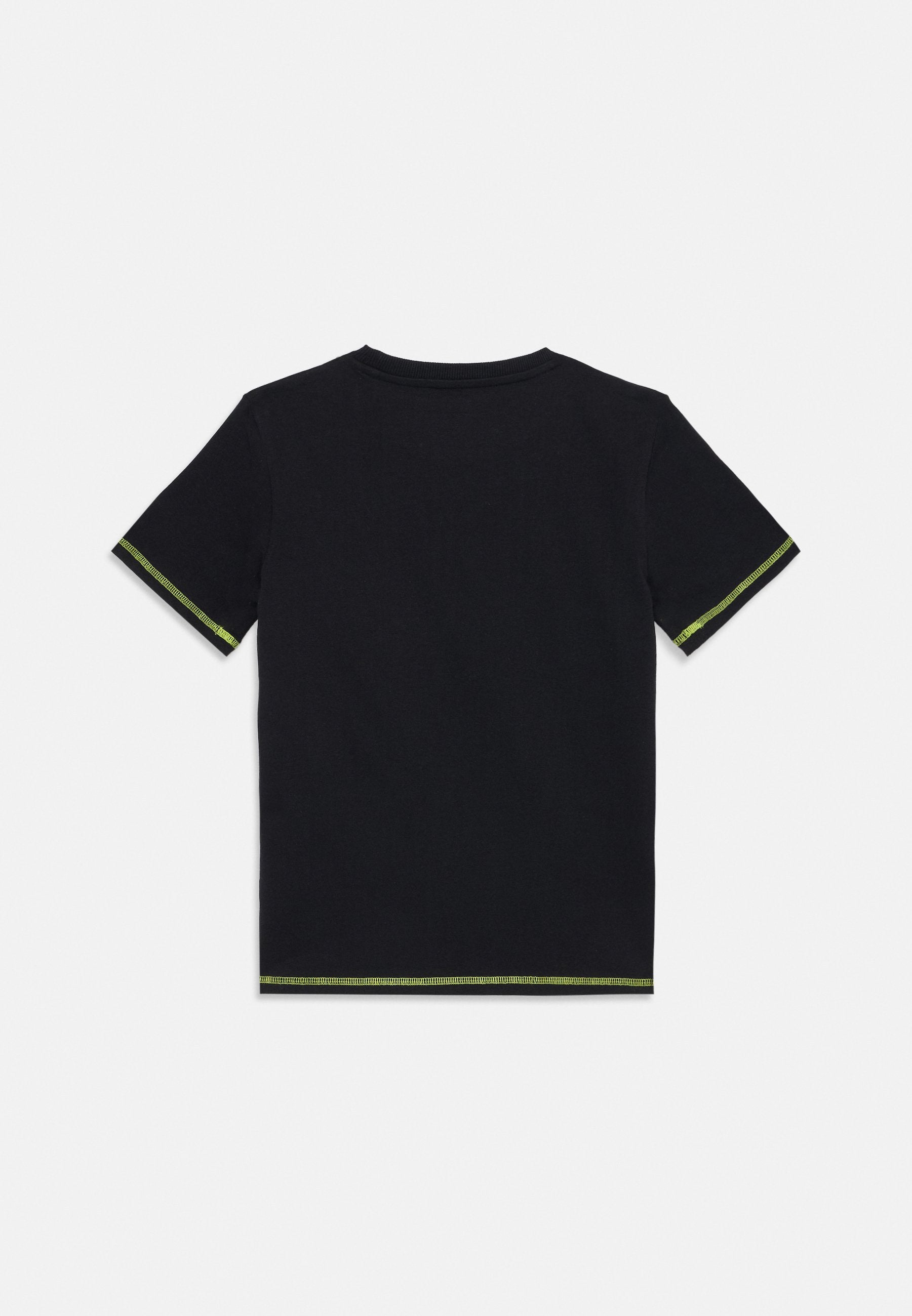 Guess Boys Print T-Shirt in Black