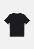 Guess Boys Print T-Shirt in Black