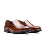 Nunn Bush Mens Calderone Cognac Moc Toe Shoes