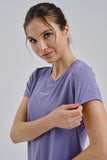 Anta Womens Advanced Running T-Shirt In Purple