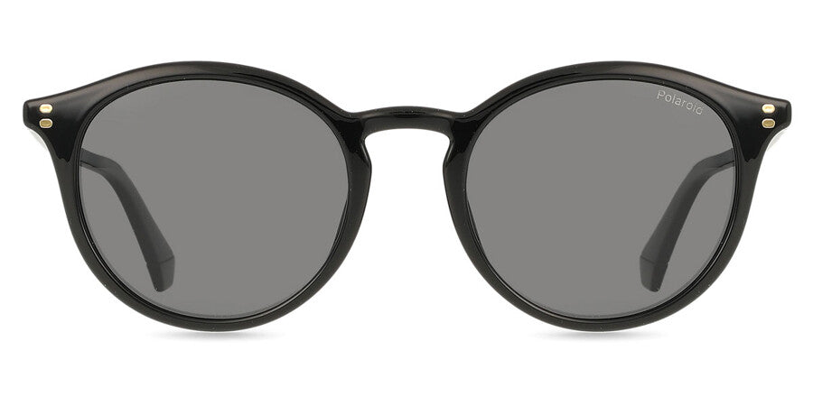 Polaroid Polarized Oval Sunglasses In Black