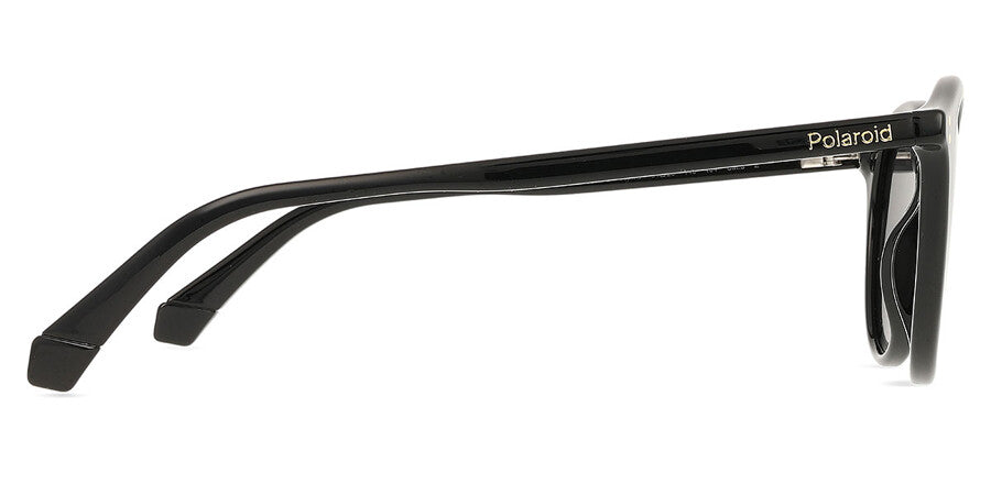 Polaroid Polarized Oval Sunglasses In Black