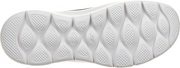 Skechers Womens Go Walk Flex Shoes In Navy and White