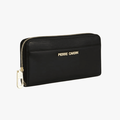 Pierre Cardin Londi Zip Around Purse In Black