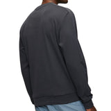 Polo Mens Sport Long Sleeve Ribbed Sweat Top In Charcoal