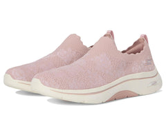 Skechers Womens Go Walk Arch Fit 2.0 Shoes In Pink