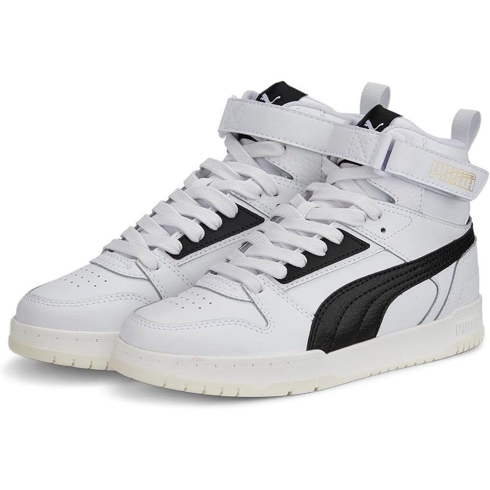 Puma Kids Rbd Game Jr Shoes In White & Black