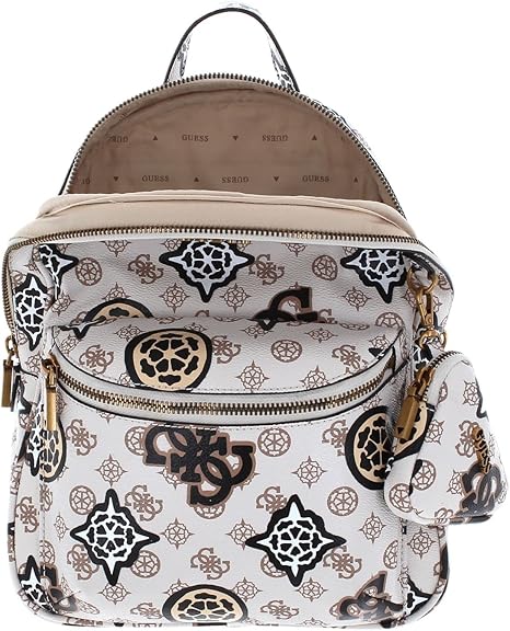 Guess House Party Backpack Cream