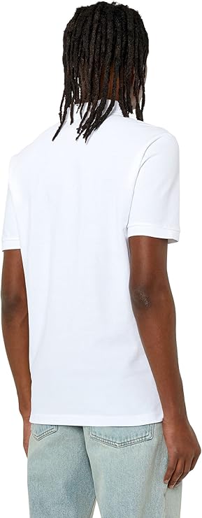 Diesel Mens White Polo Shirt