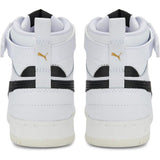 Puma Kids Rbd Game Jr Shoes In White & Black