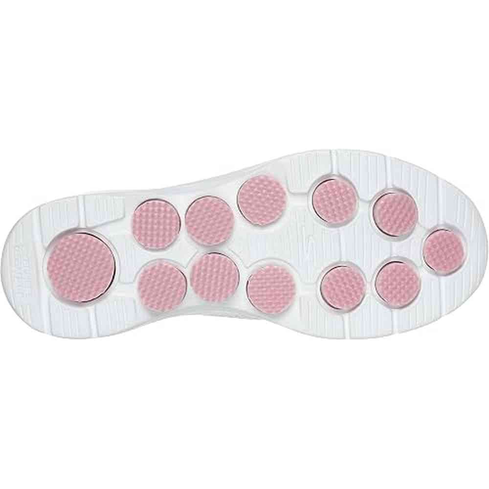 Skechers Womens Go Walk 7 Sneakers In White/Pink