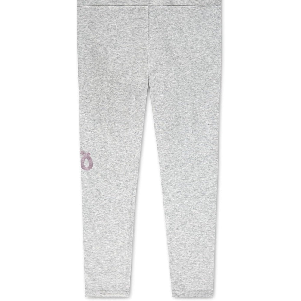 Converse Girls Legging With Metalic Ink In Grey
