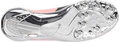 Puma Mens Evospeed Electric 10 Running Shoes In Peach/Black/Silver
