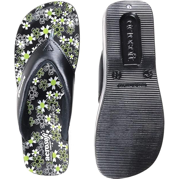 Aerosoft Womens Slides Black