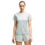 Puma Womens Run Velocity Short Sleves T-Shirt In Crème De Mint
