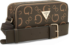 Guess Hg901970 Ahb Charlestown Mini Crossbody Brown