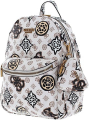 Guess House Party Backpack Cream