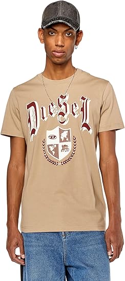 Diesel Mens A110440Grai T Diegor K62 Brown T-Shirt