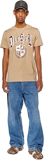 Diesel Mens A110440Grai T Diegor K62 Brown T-Shirt
