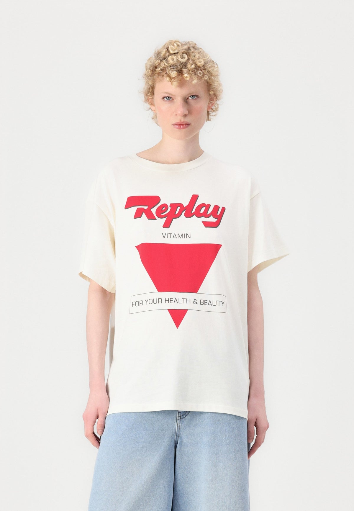 Replay Unisex White T-Shirt