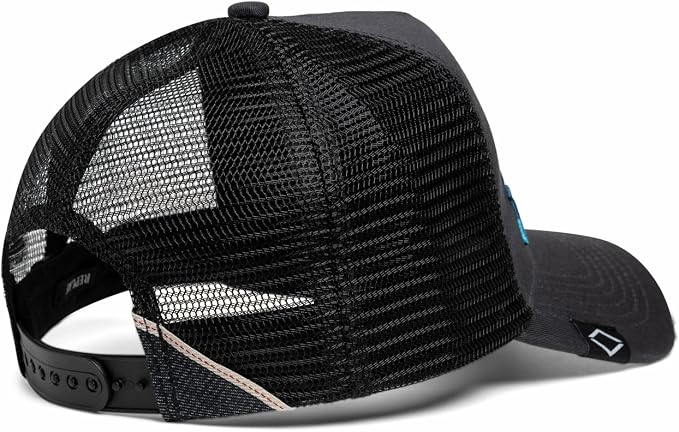 Replay Unisex Cap In Dark Grey Multi