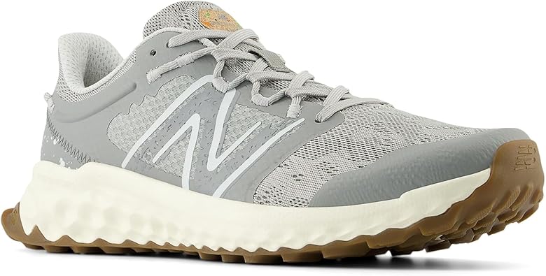 New Balance Mens Garoe Trail Running Shoe In Grey/White