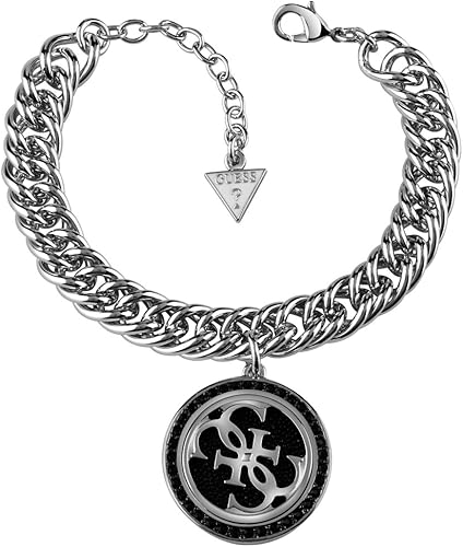 Guess Silver Logo Bracelet