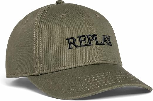 Replay Unisex Cap In Winter Moos