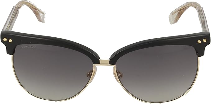 Jimmy Choo Clubmaster Sungl;asses For Women In Black